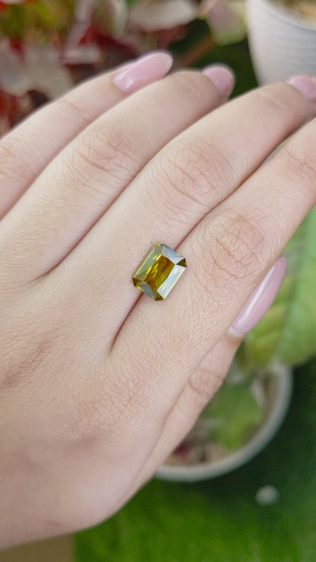 2.13 Ct. Brownish Yellow Tourmaline from Tanzania Size Video