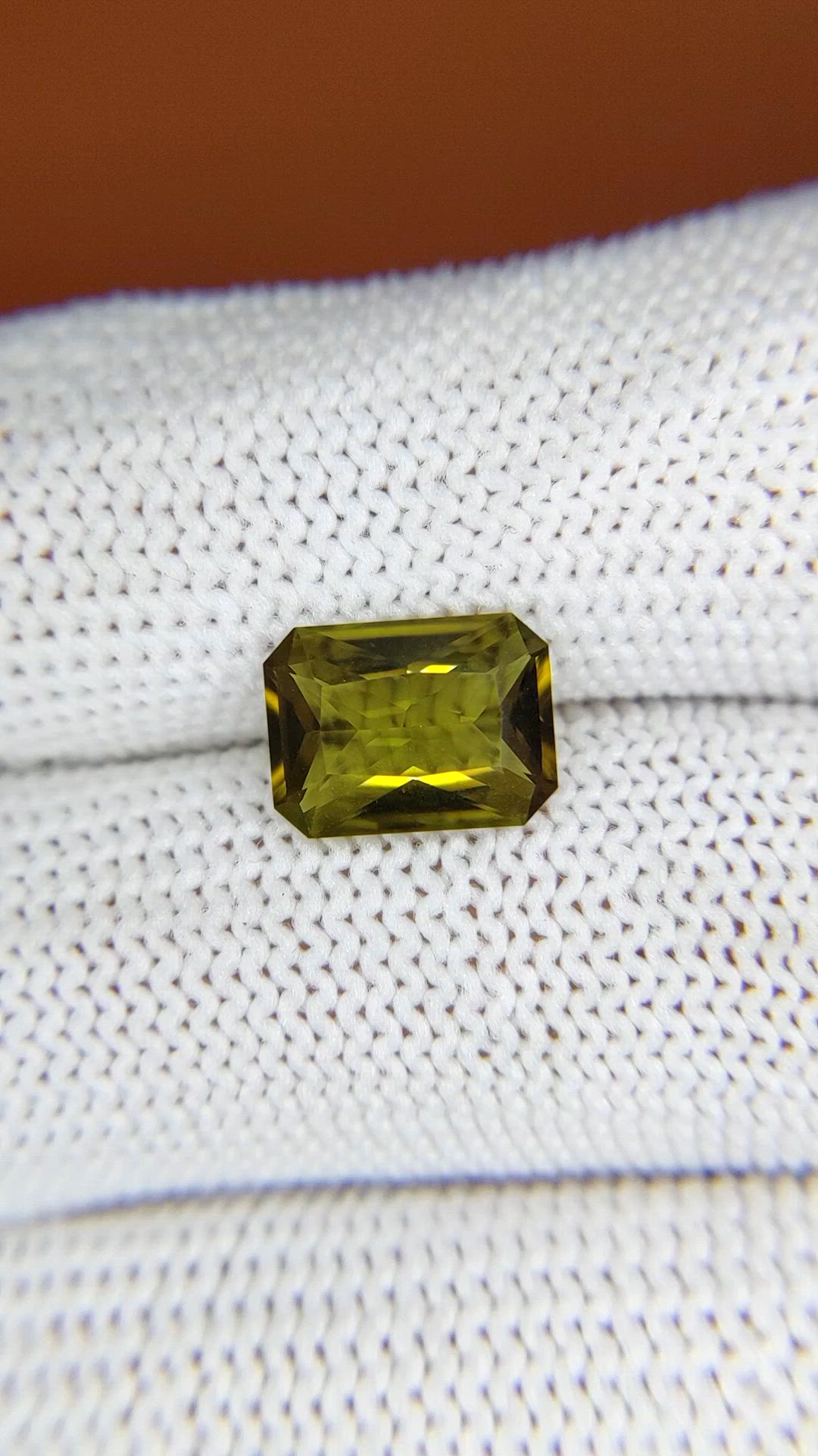 2.13 Ct. Brownish Yellow Tourmaline from Tanzania Size Video