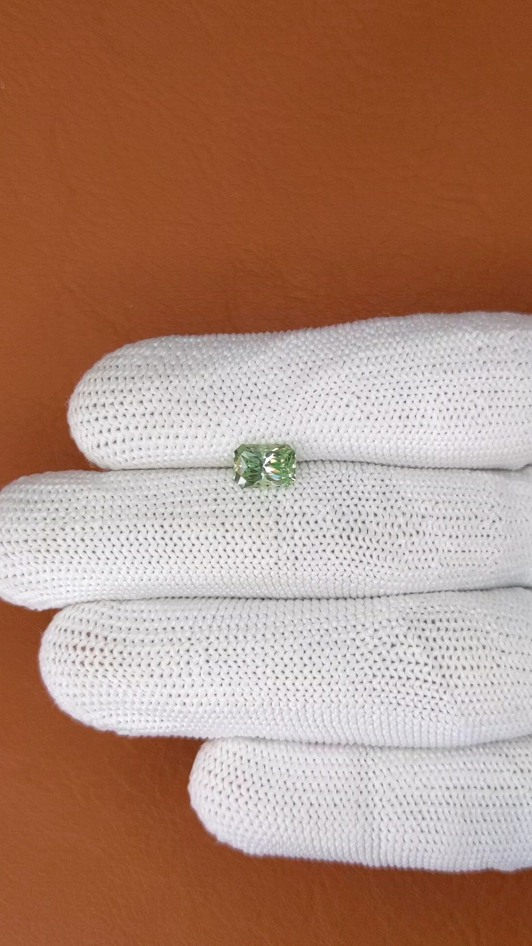 1.27 Ct. Tsavorite Garnet from Tanzania Size Video
