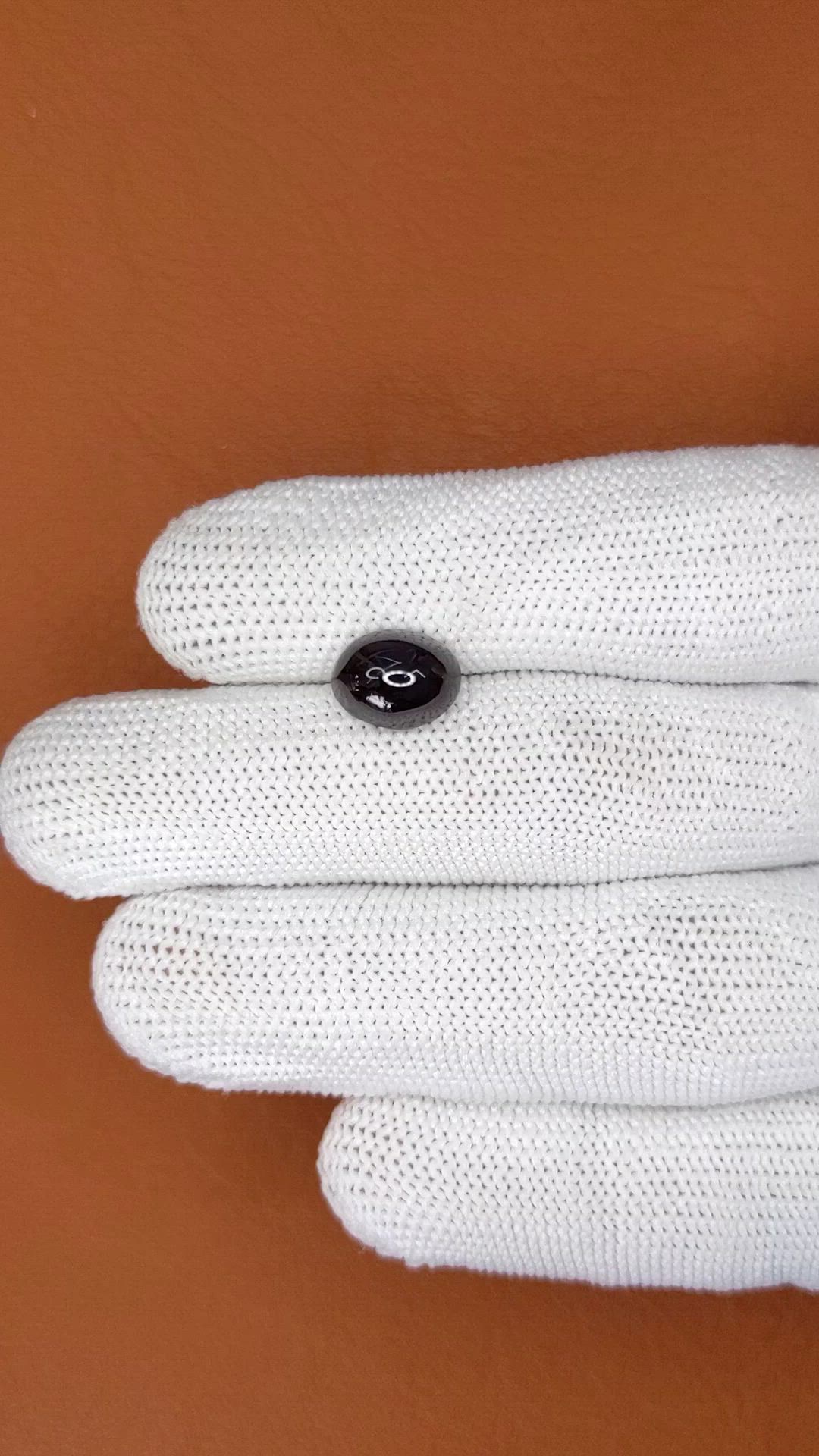4.36 Ct. Purple Star Spinel from Ceylon (Sri Lanka) Size Video