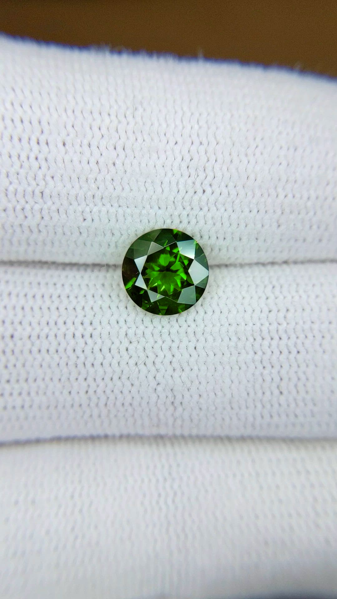 1.36 Ct. Tsavorite Garnet from Tanzania Size Video