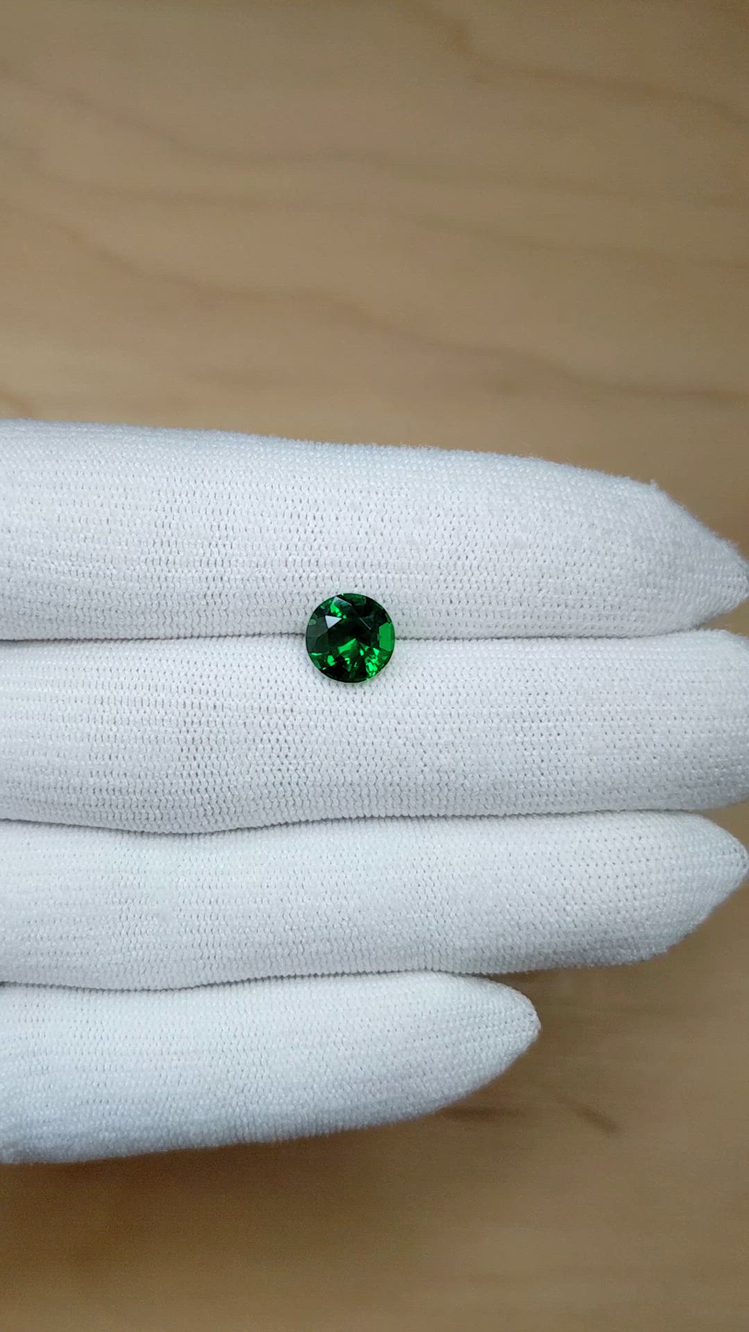 2.52 Ct. Tsavorite Garnet from Tanzania Size Video