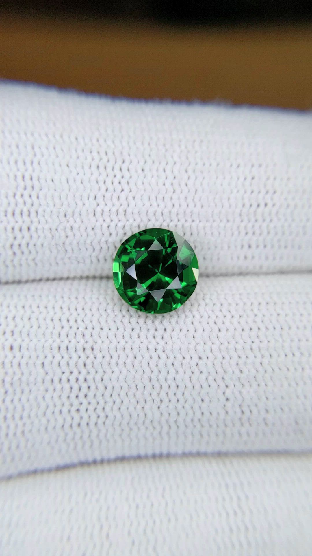 2.52 Ct. Tsavorite Garnet from Tanzania Size Video