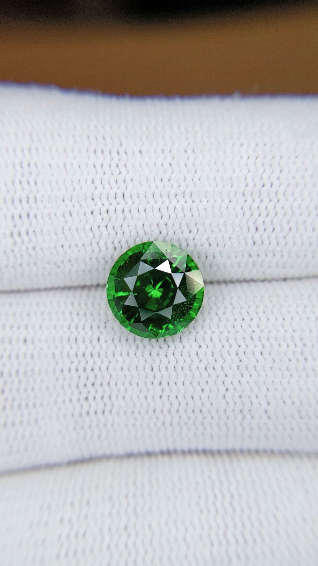 3.61 Ct. Tsavorite Garnet from Tanzania Size Video