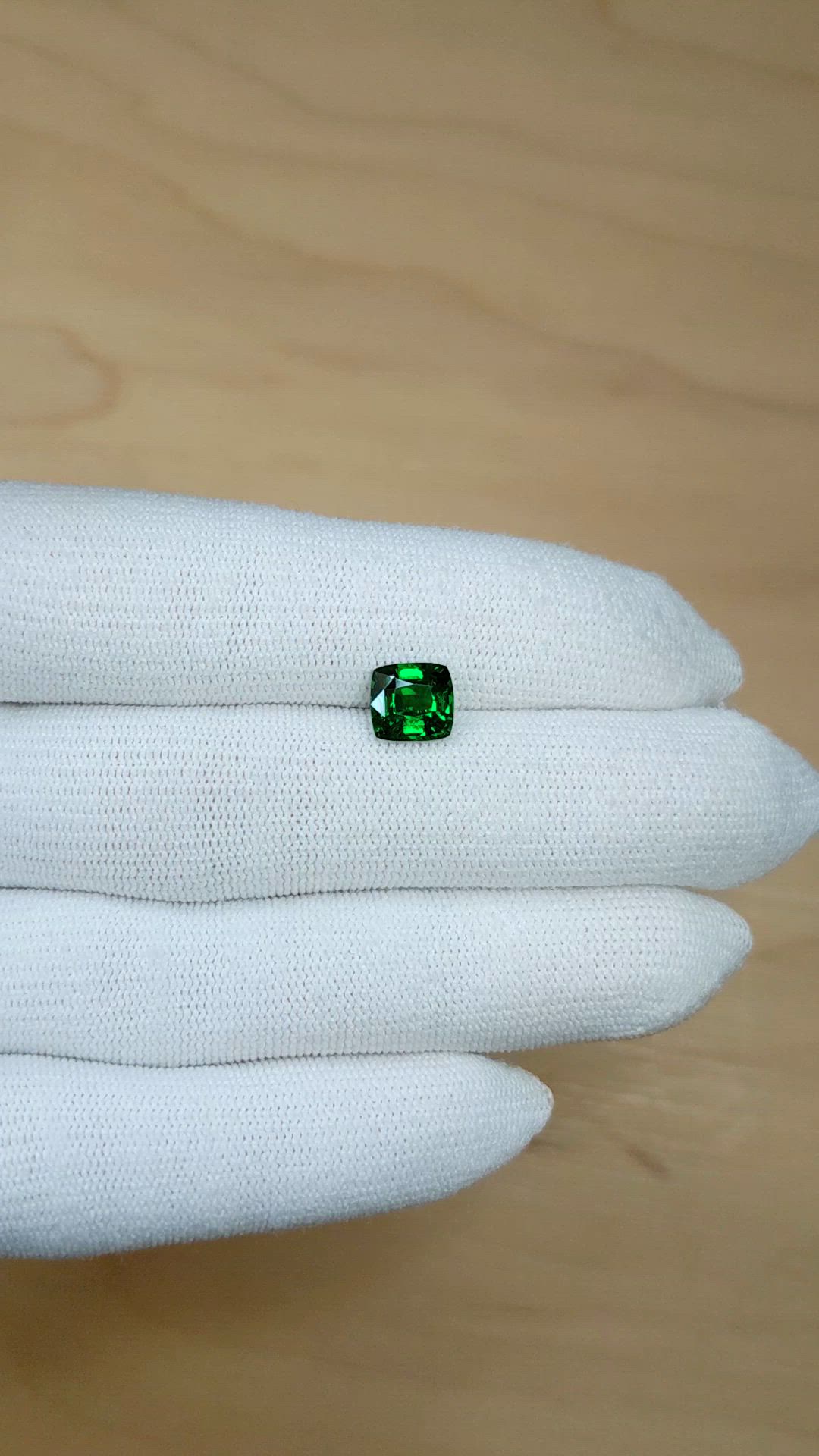2.15 Ct. Tsavorite Garnet from Tanzania Size Video