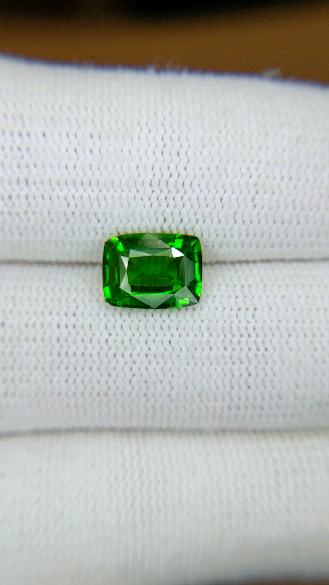 2.18 Ct. Tsavorite Garnet from Tanzania Size Video