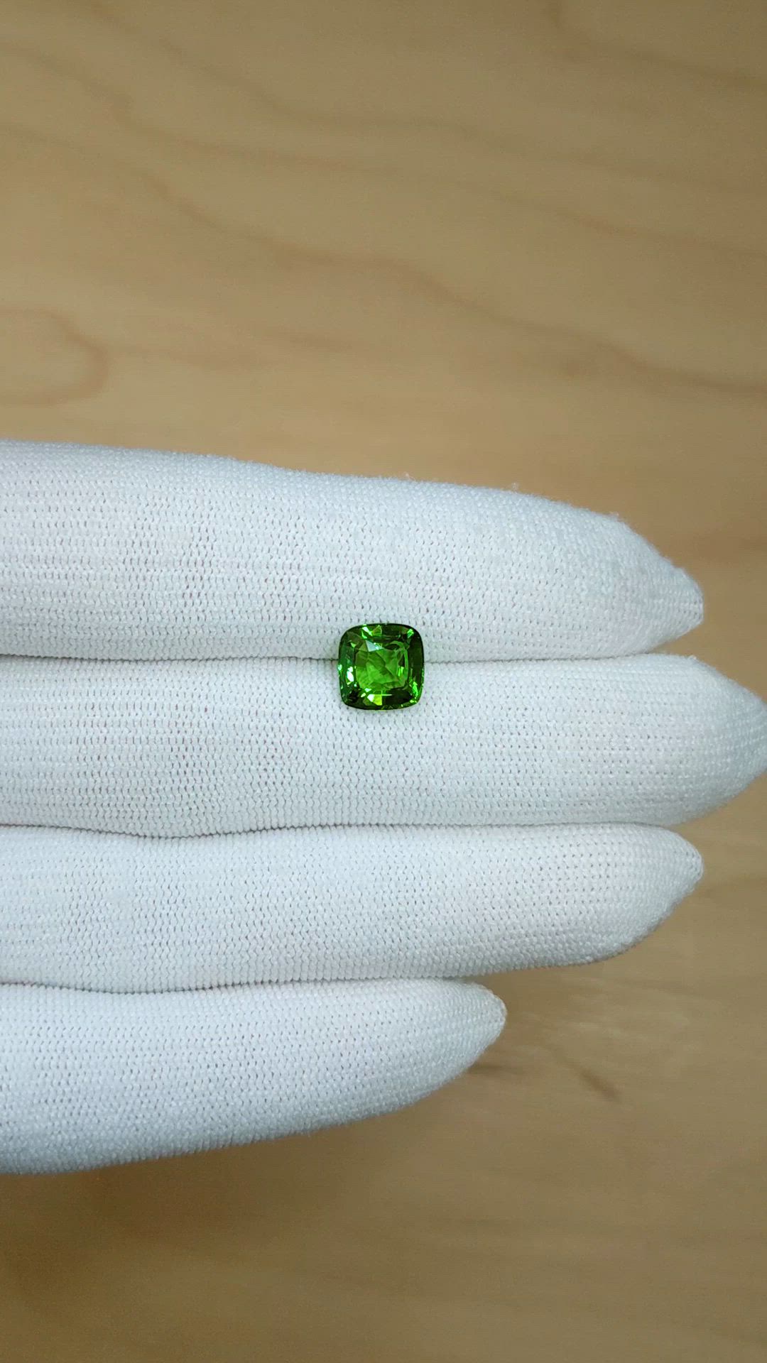 2.77 Ct. Tsavorite Garnet from Tanzania Size Video