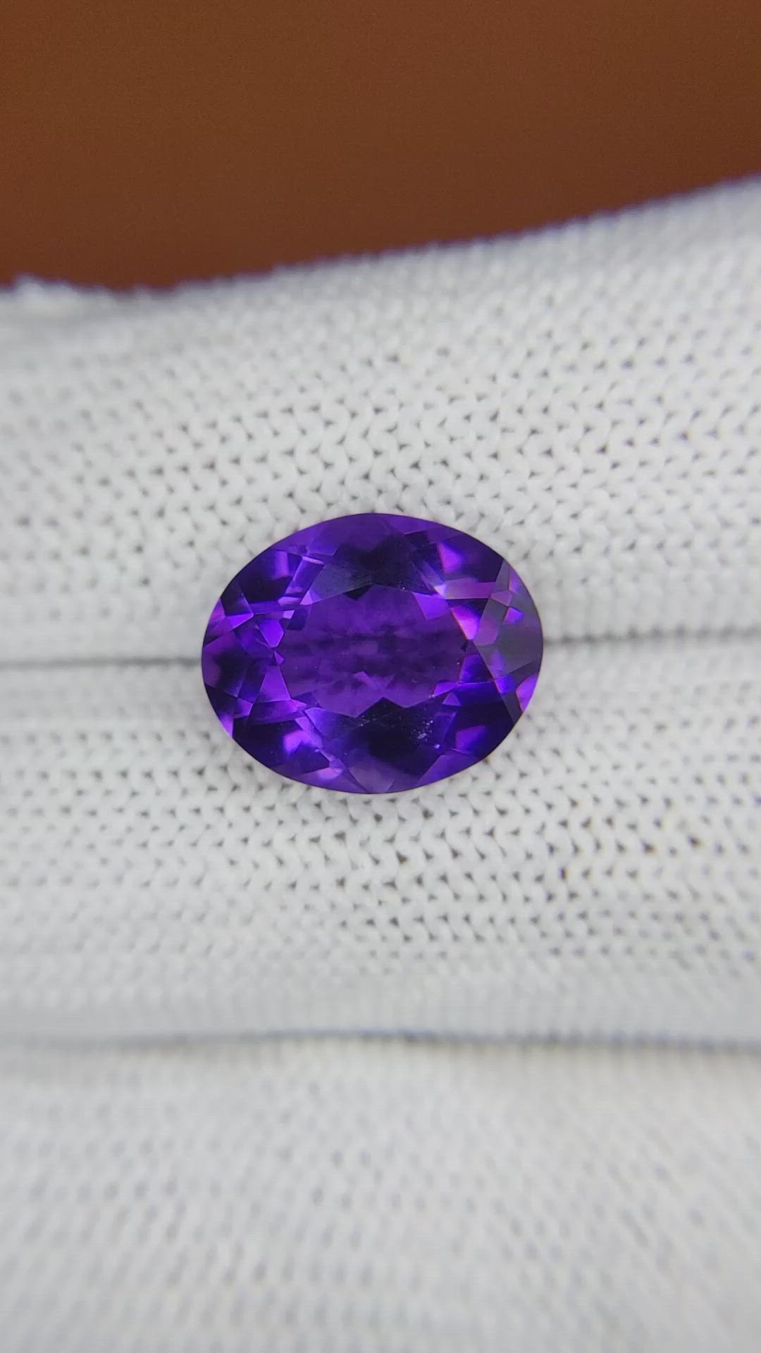 6.07 Ct. Purple Amethyst from Ceylon (Sri Lanka) Size Video
