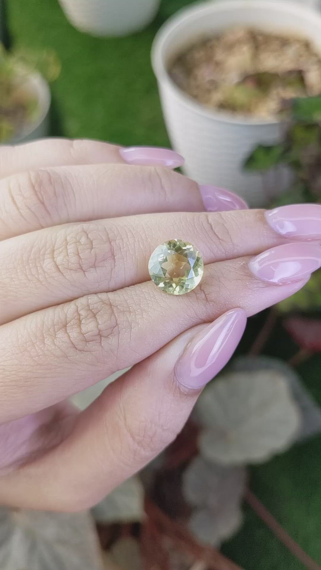 4.31 Ct. Lemon Quartz from Brazil Size Video