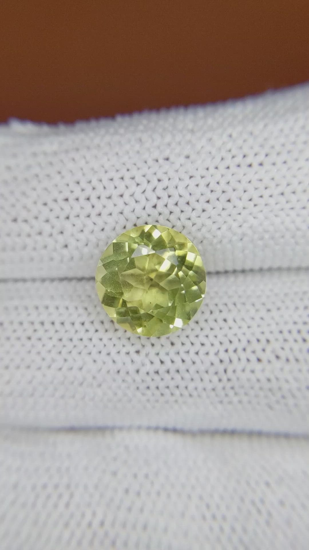 4.31 Ct. Lemon Quartz from Brazil Size Video