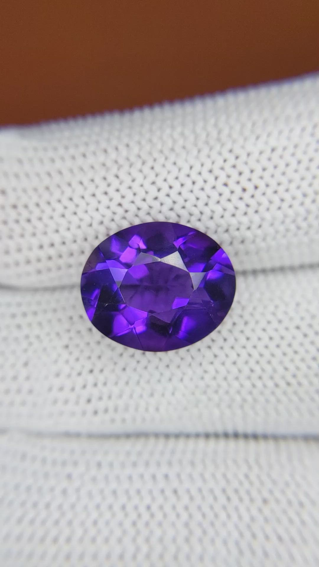 6.67 Ct. Purple Amethyst from Ceylon (Sri Lanka) Size Video