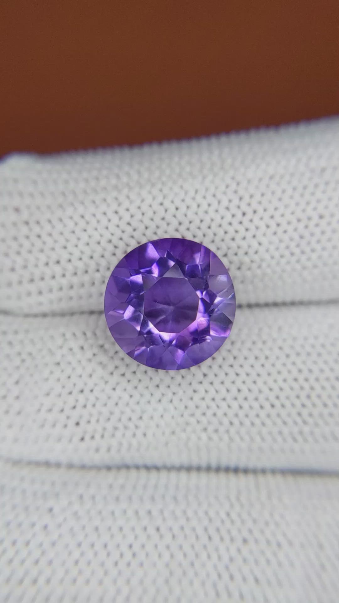 5.82 Ct. Purple Amethyst from Ceylon (Sri Lanka) Size Video