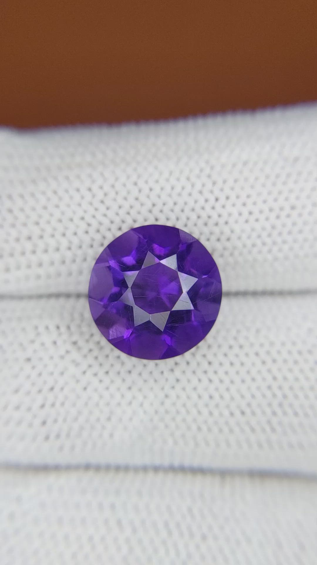 5.46 Ct. Purple Amethyst from Ceylon (Sri Lanka) Size Video