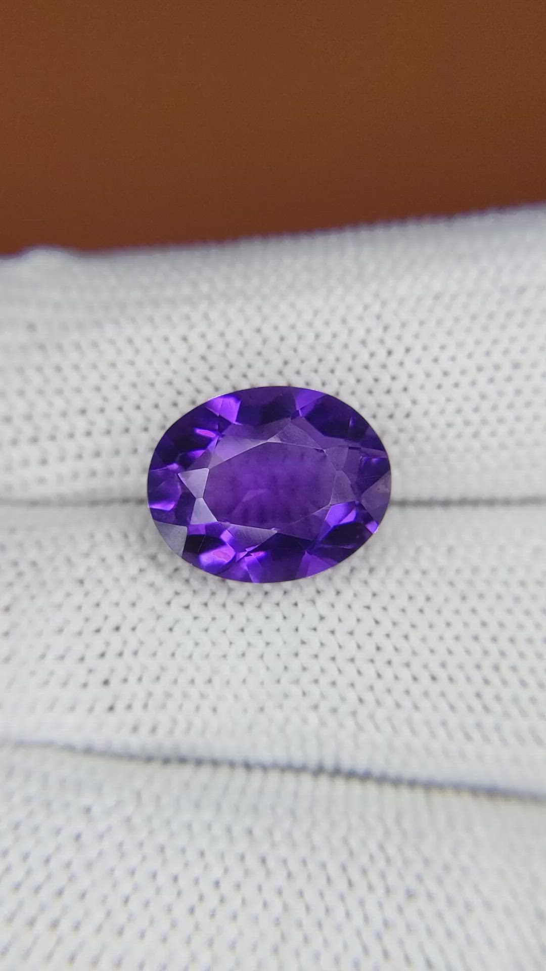 5.46 Ct. Purple Amethyst from Ceylon (Sri Lanka) Size Video