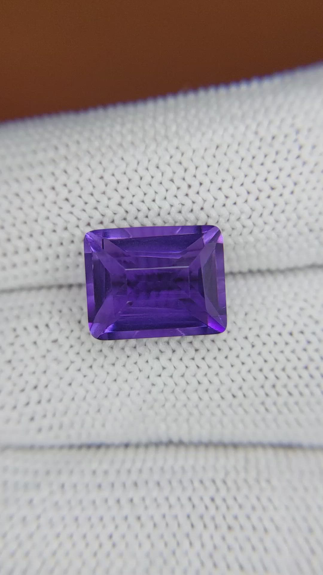6.21 Ct. Purple Amethyst from Ceylon (Sri Lanka) Size Video