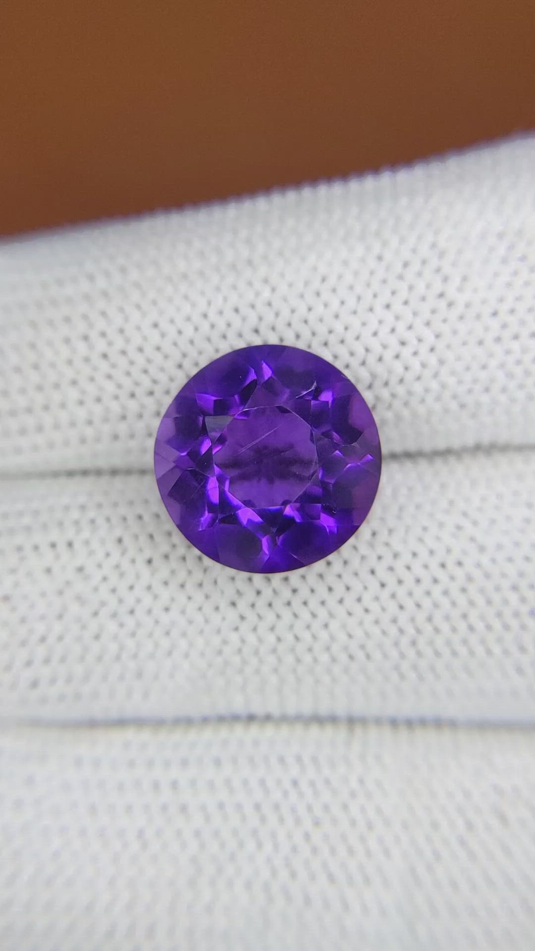 7.42 Ct. Purple Amethyst from Ceylon (Sri Lanka) Size Video