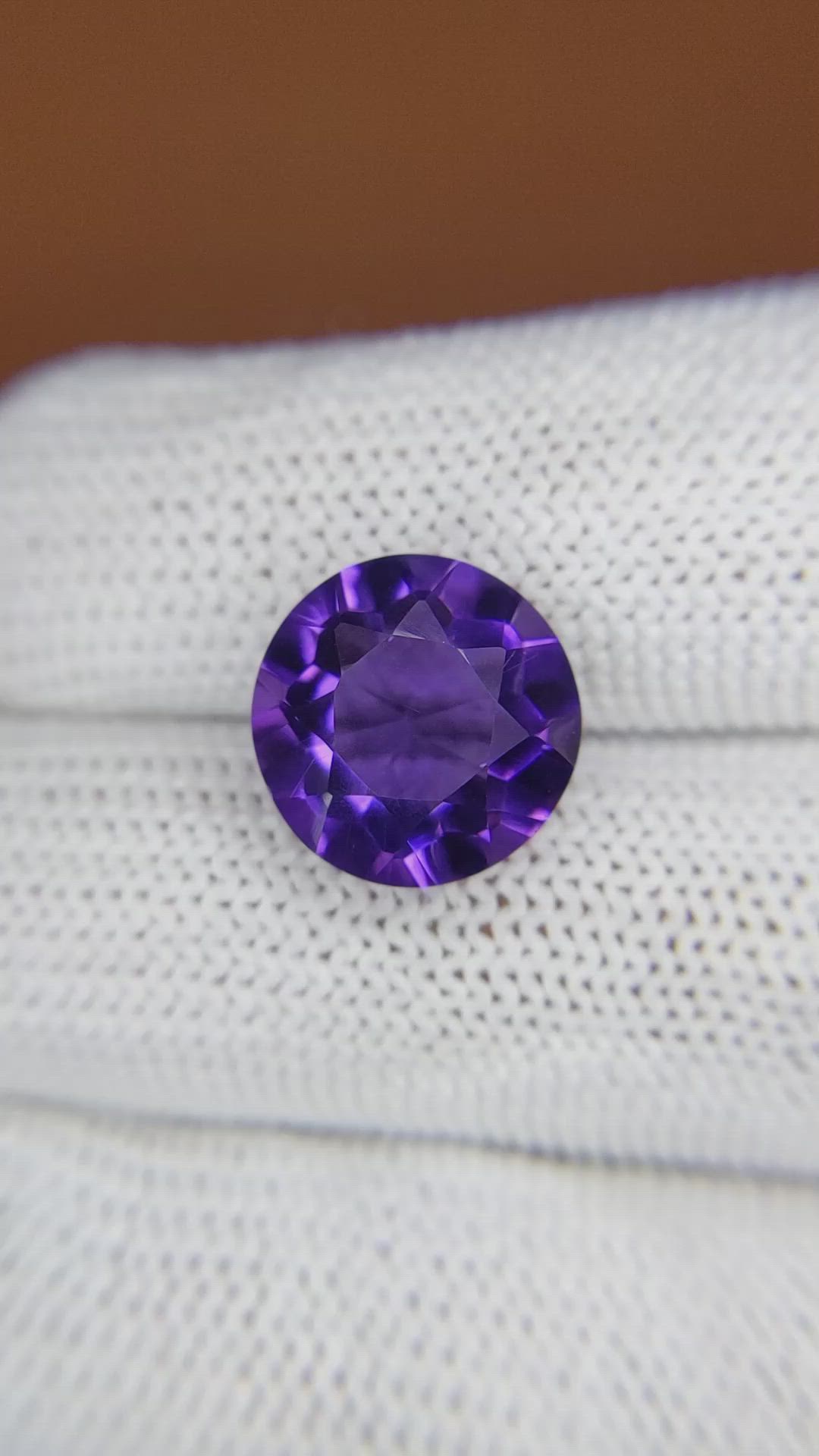 6.05 Ct. Purple Amethyst from Ceylon (Sri Lanka) Size Video