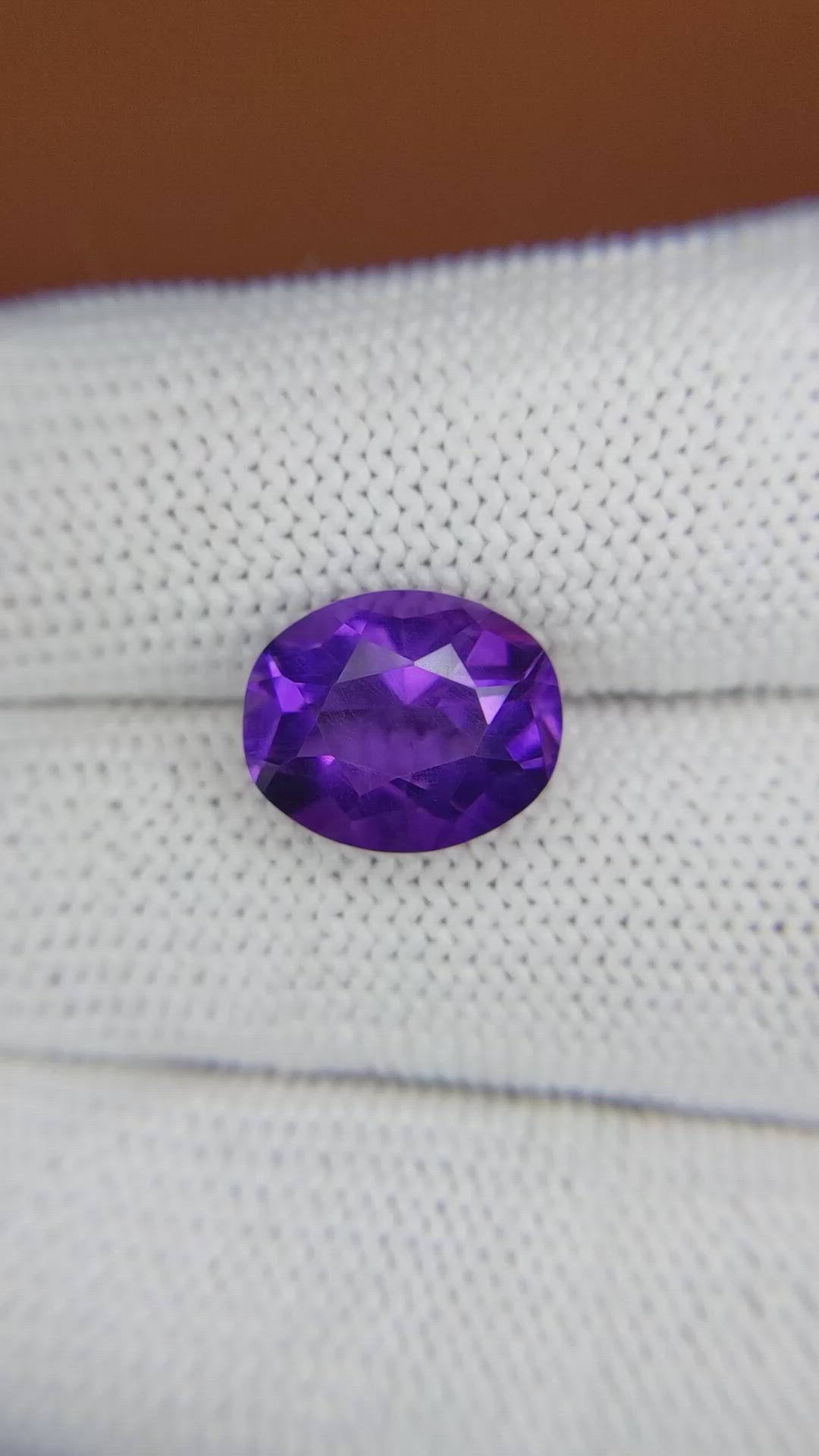4.32 Ct. Purple Amethyst from Ceylon (Sri Lanka) Size Video
