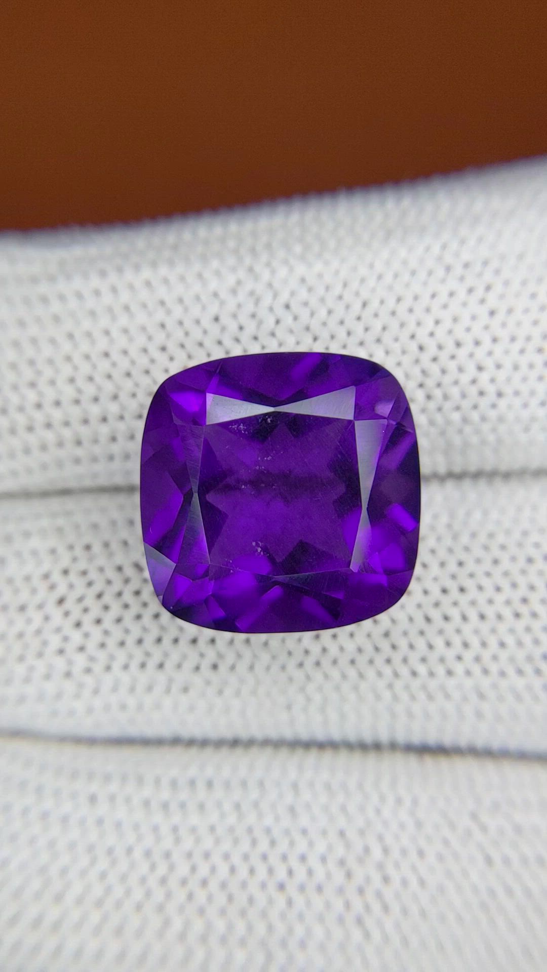 13.13 Ct. Purple Amethyst from Brazil Size Video
