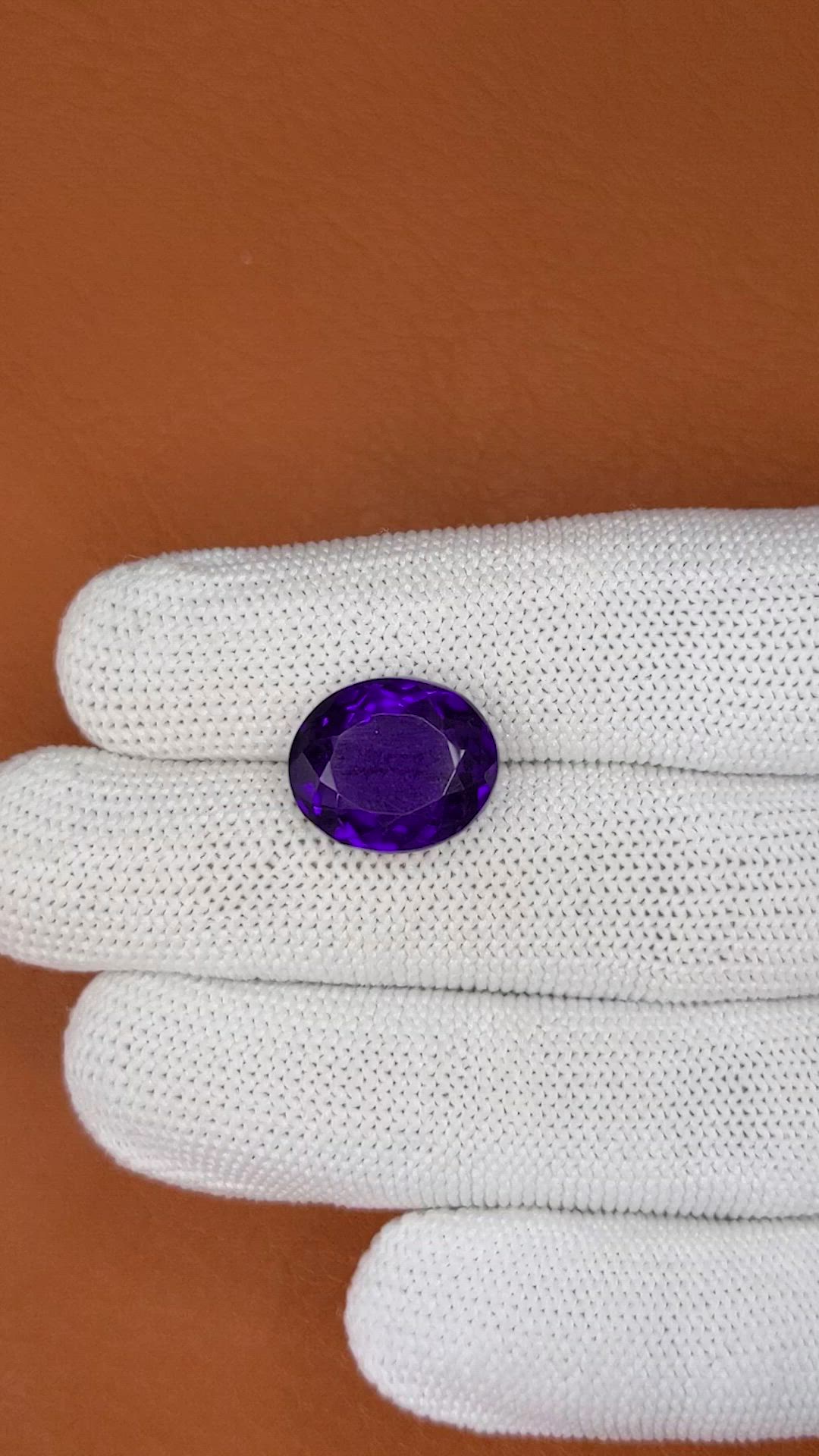 10.04 Ct. Purple Amethyst from Brazil Size Video