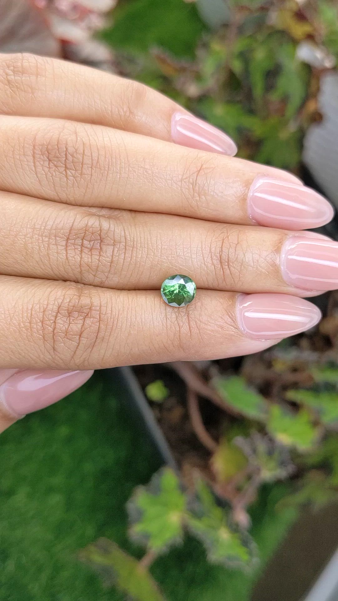 1.44 Ct. Green Zircon from Ceylon (Sri Lanka) Size Video