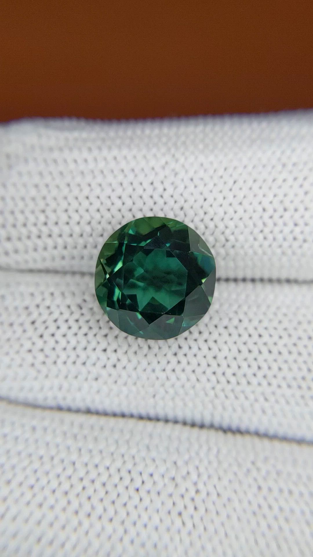 6.17 Ct. Bluish Green Prasiolite from Brazil Size Video