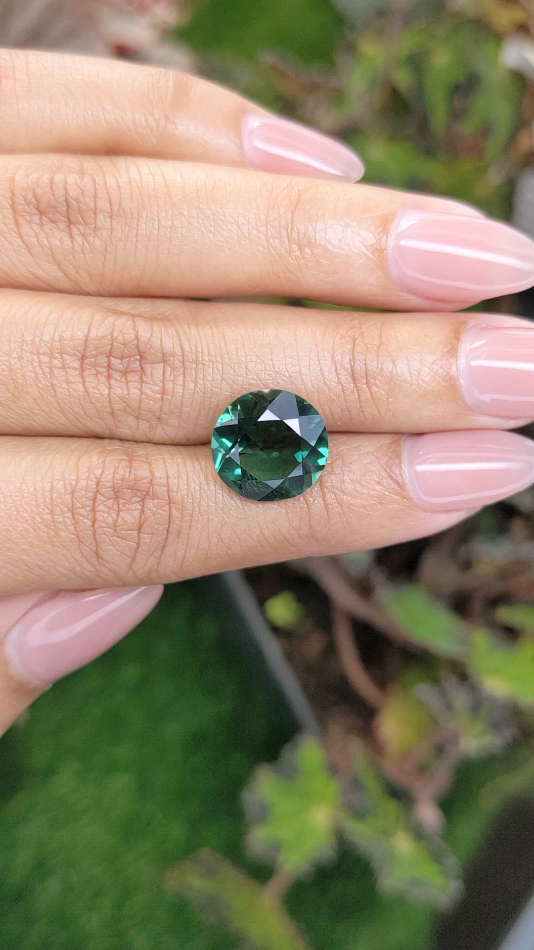 6.10 Ct. Bluish Green Prasiolite from Brazil Size Video