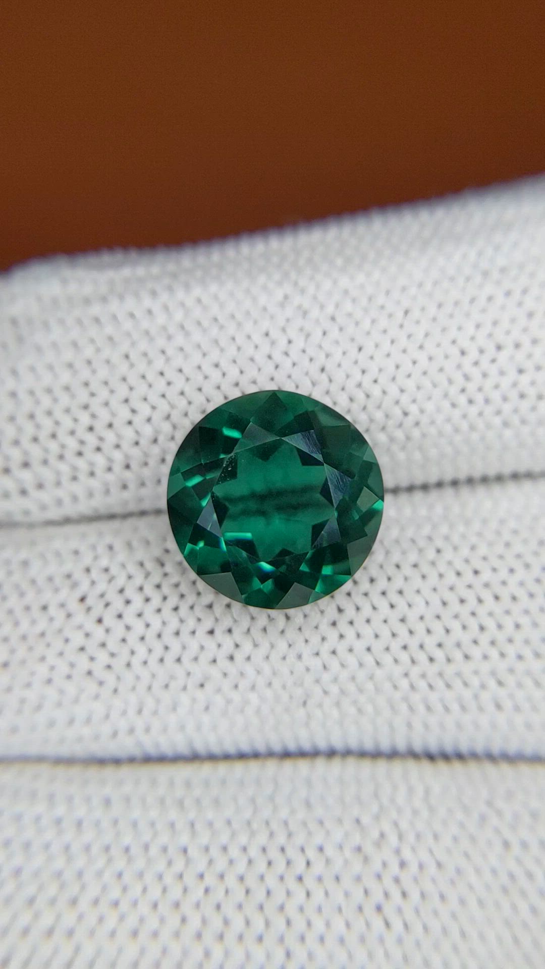 5.69 Ct. Bluish Green Prasiolite from Brazil Size Video
