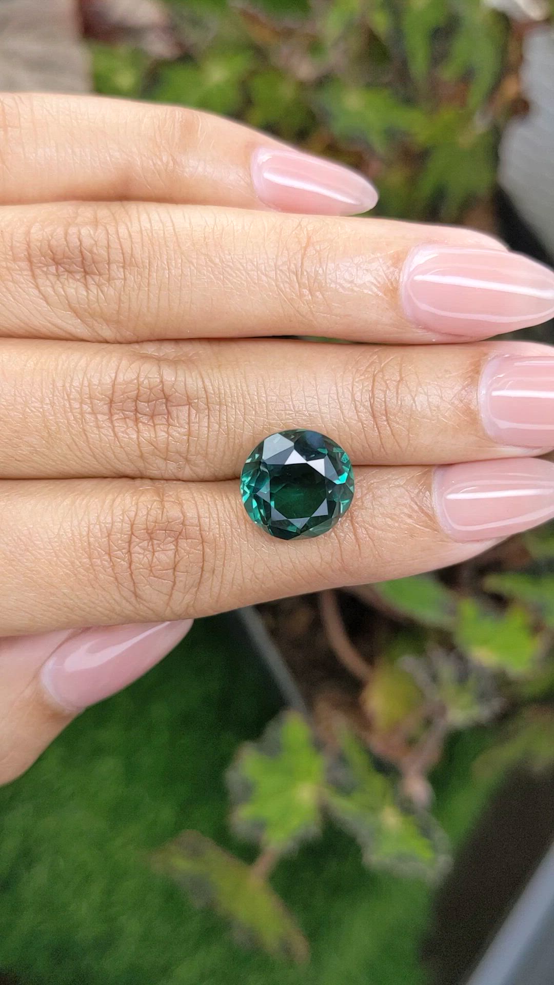 7.30 Ct. Bluish Green Prasiolite from Brazil Size Video