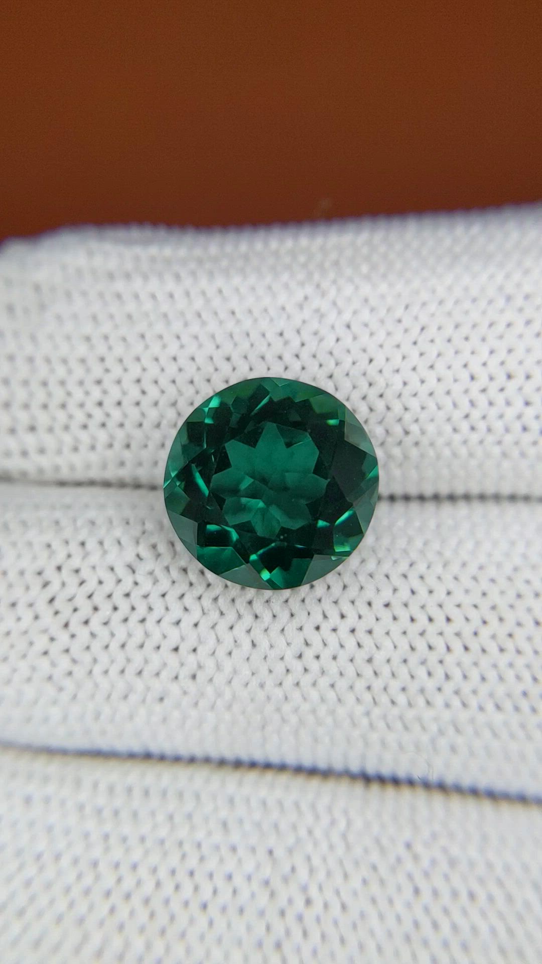 5.91 Ct. Bluish Green Prasiolite from Brazil Size Video
