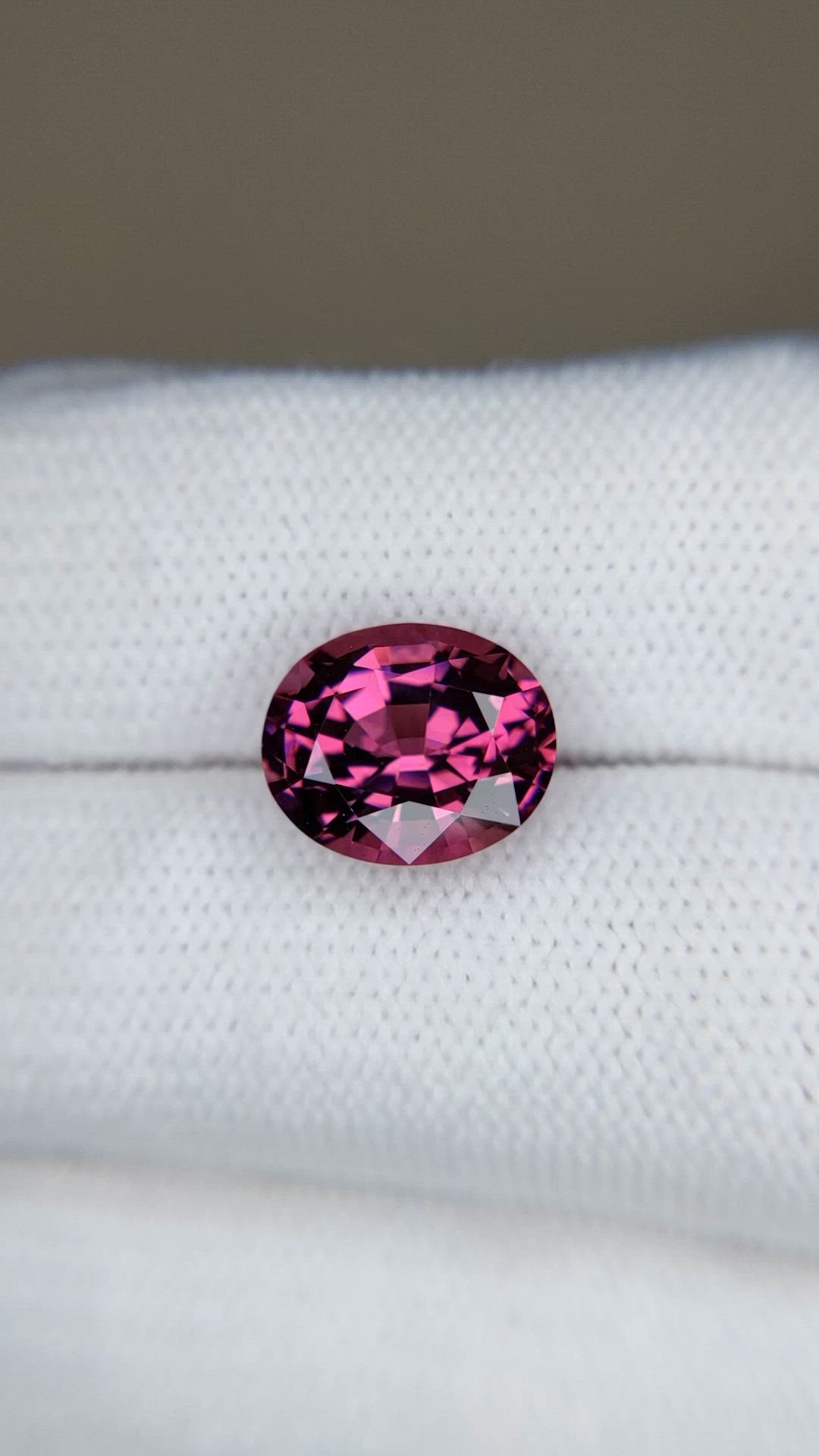 4.55 Ct. Pink Garnet from Tanzania Size Video