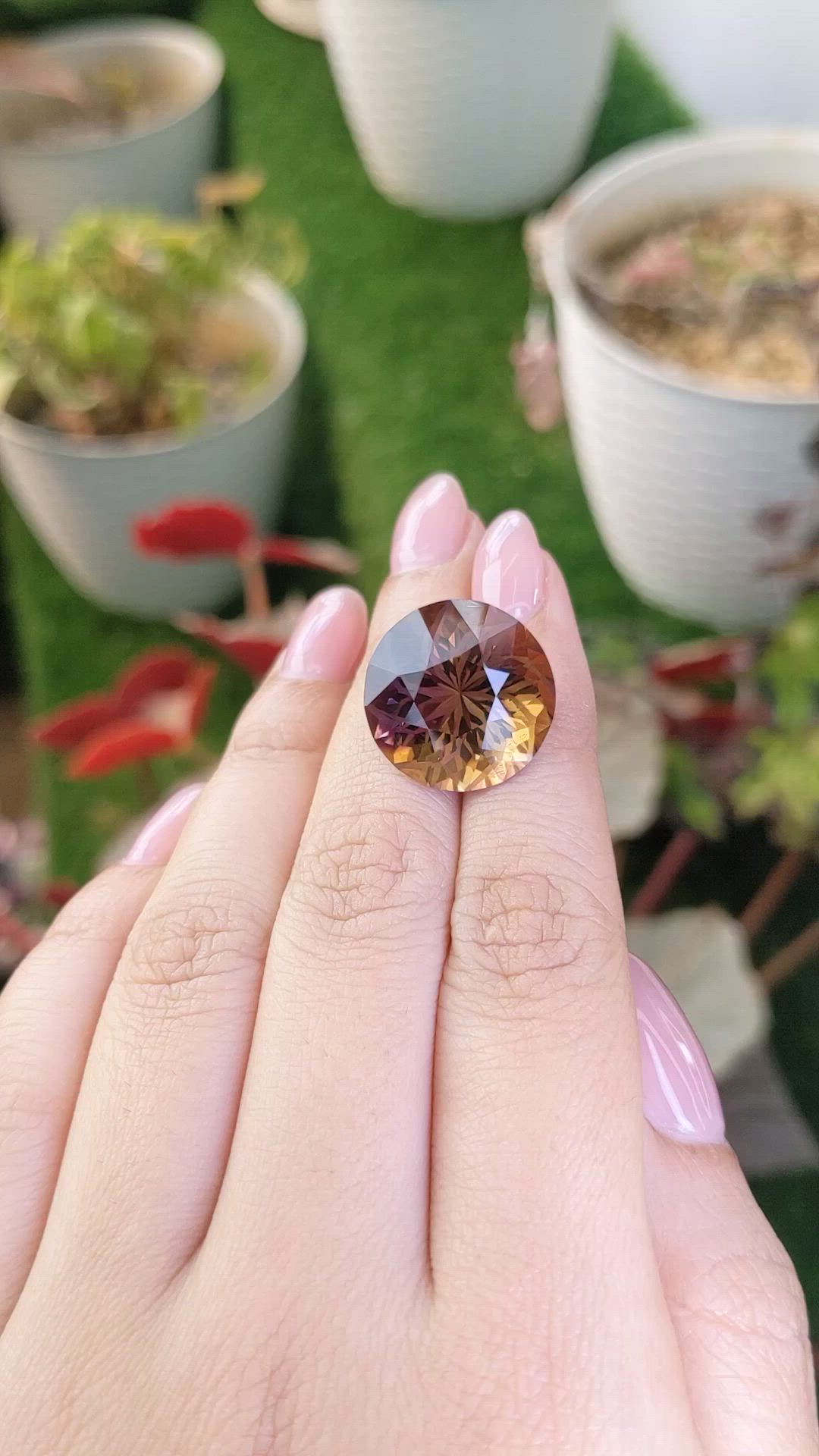 19.43 Ct. Bi Color Ametrine from Brazil Size Video