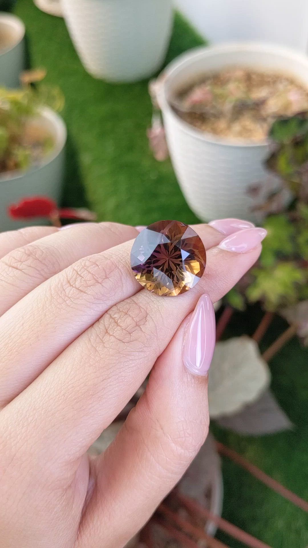 19.43 Ct. Bi Color Ametrine from Brazil Size Video