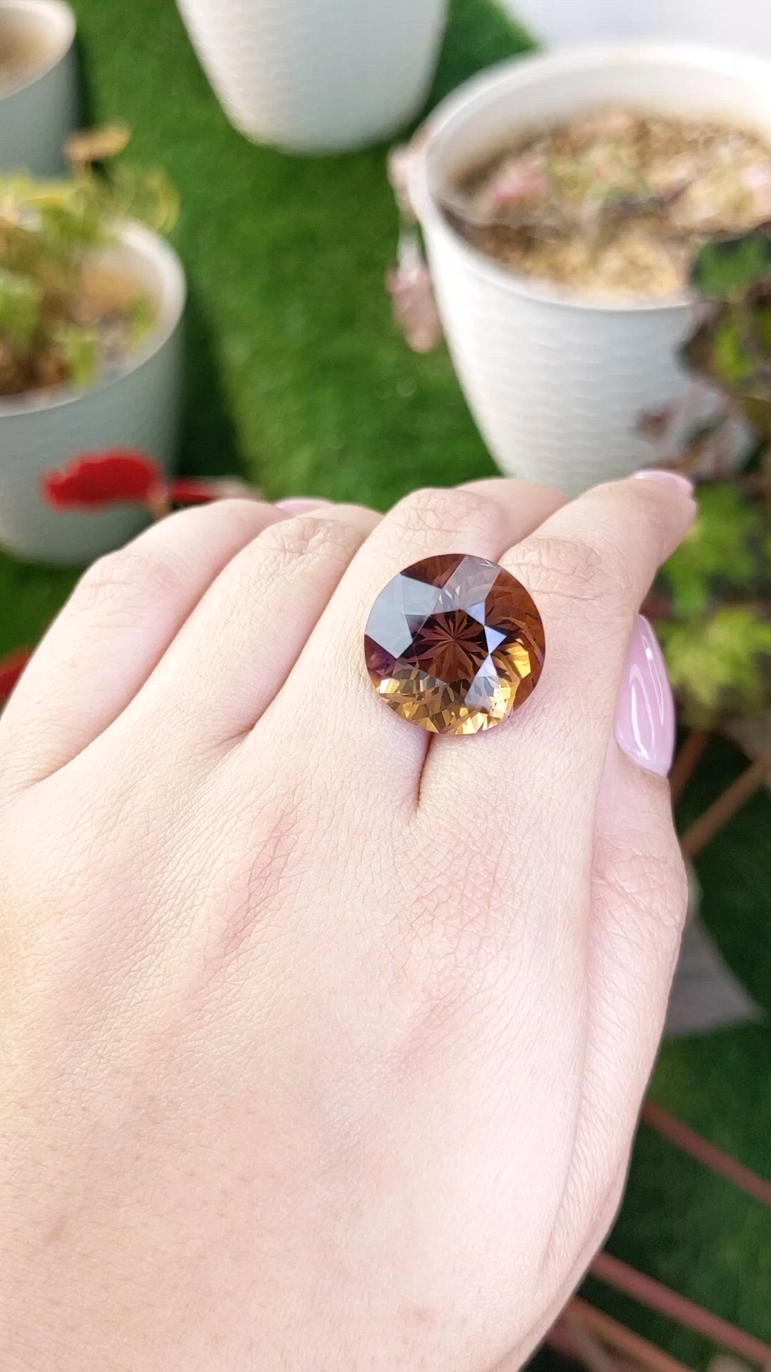 19.43 Ct. Bi Color Ametrine from Brazil Size Video