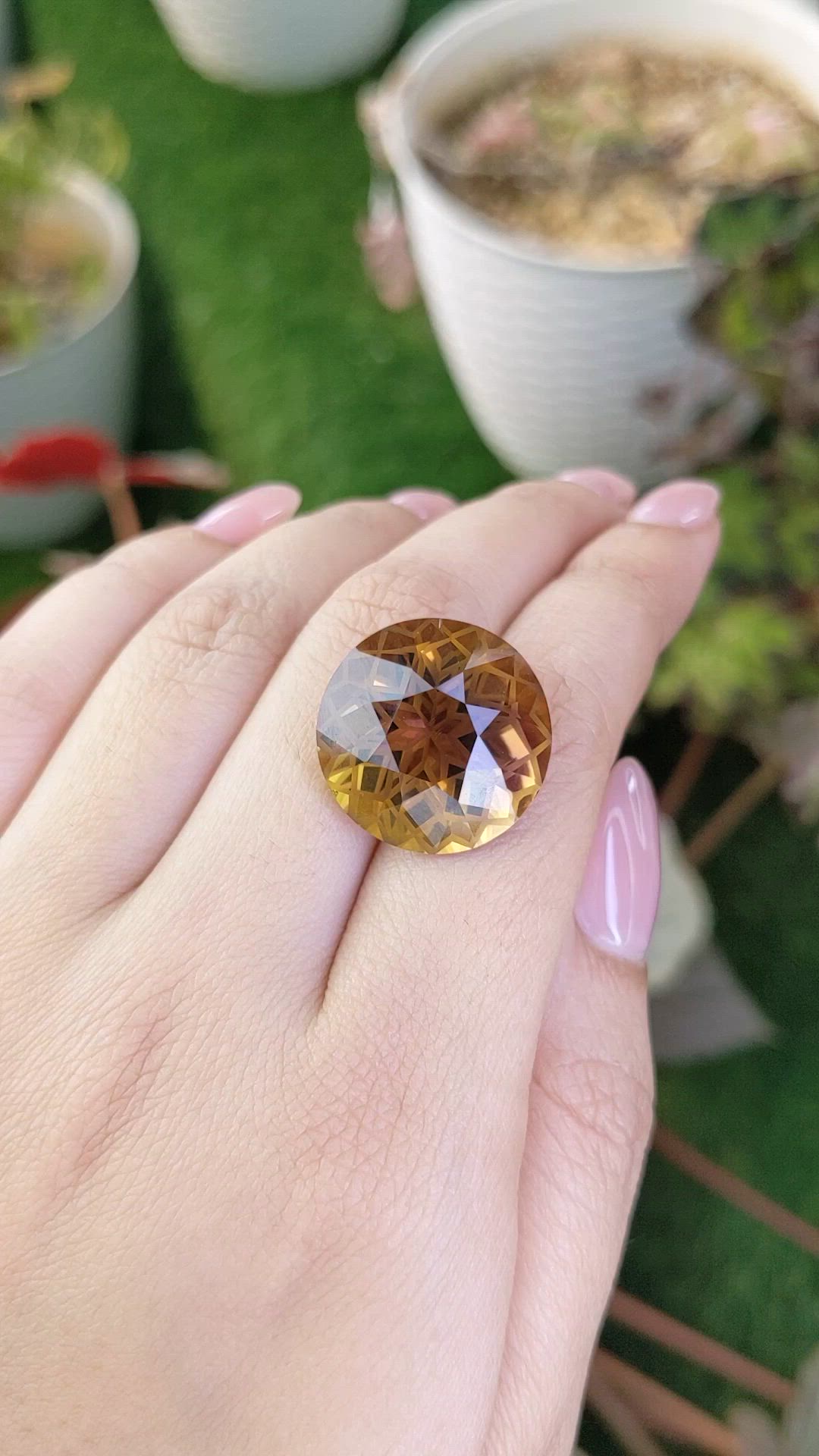 23.71 Ct. Bi Color Ametrine from Brazil Size Video