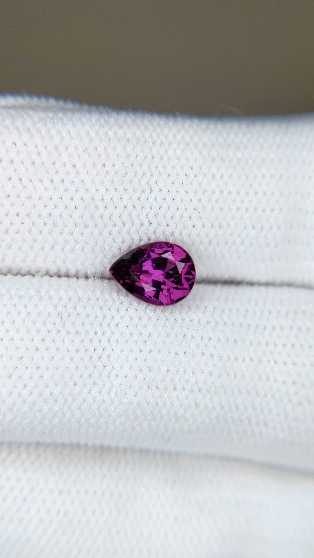 1.20 Ct. Purple Garnet from Tanzania Size Video