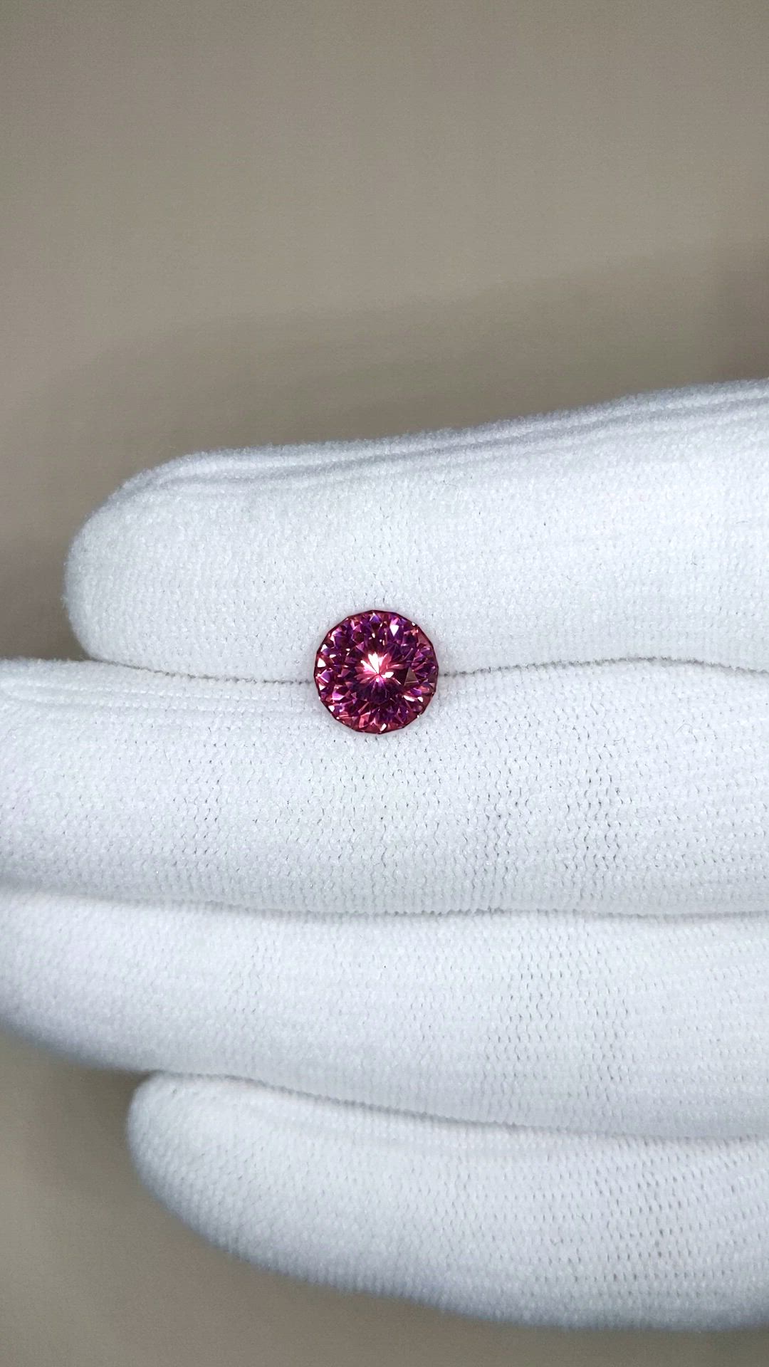 2.80 Ct. Pink Garnet from Tanzania Size Video