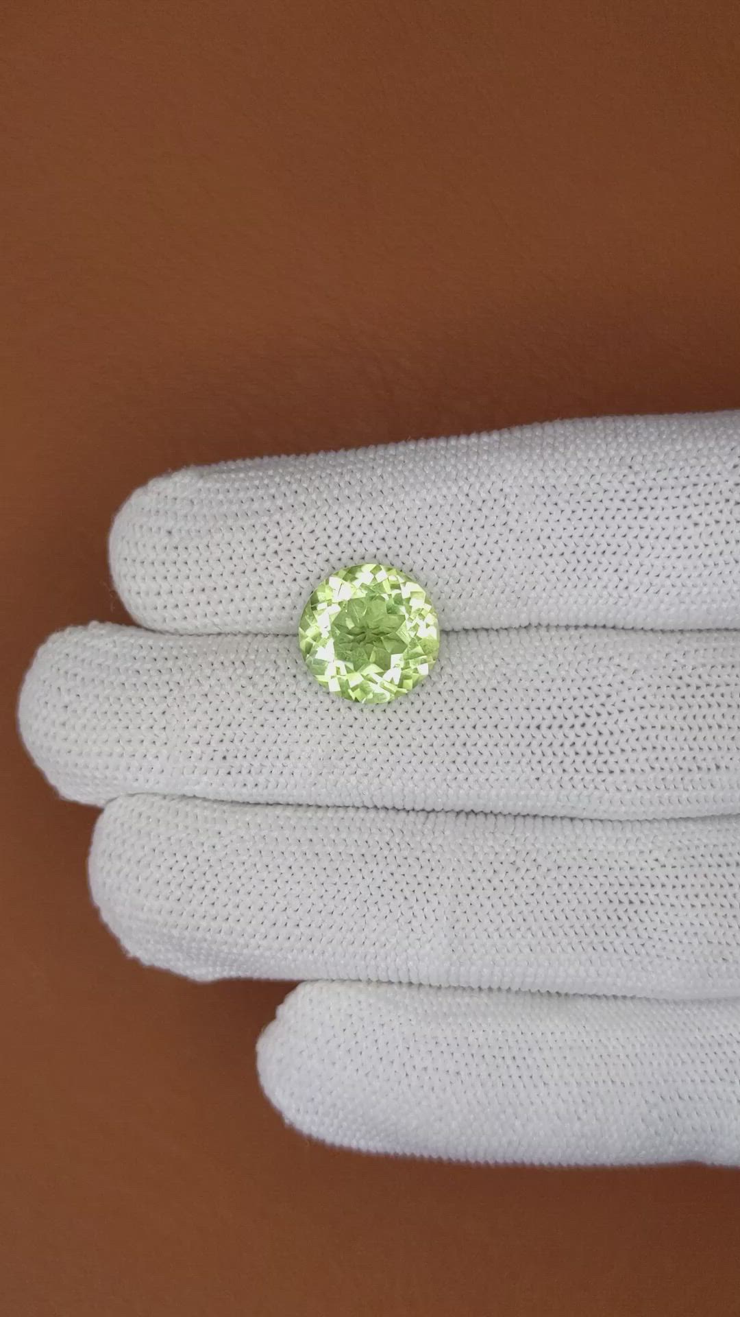 5.81 Ct. Green Prasiolite from Brazil Size Video