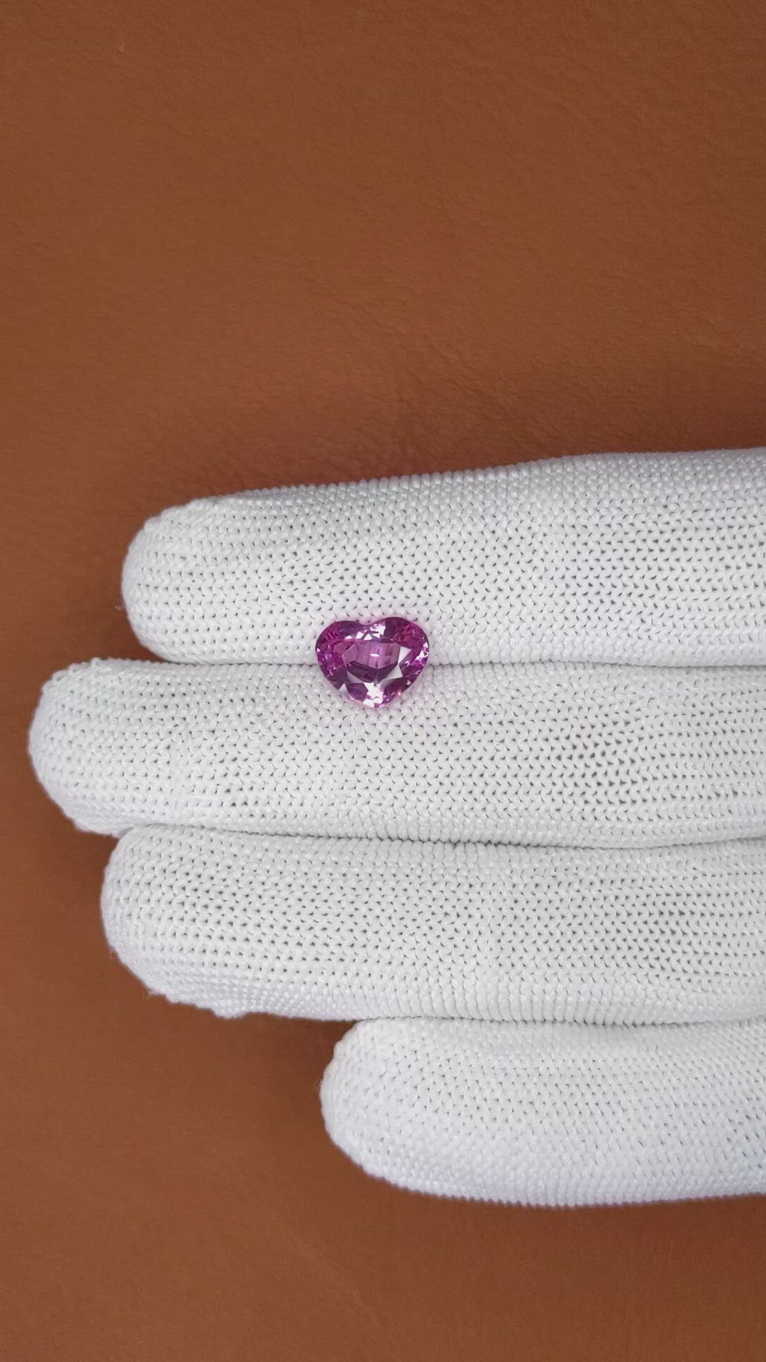 3.09 Ct. Pink Spinel from Ceylon (Sri Lanka) Size Video