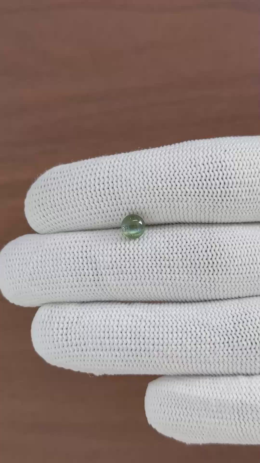 1.01 Ct. Cabochon Alexandrite from Madagascar Size Video