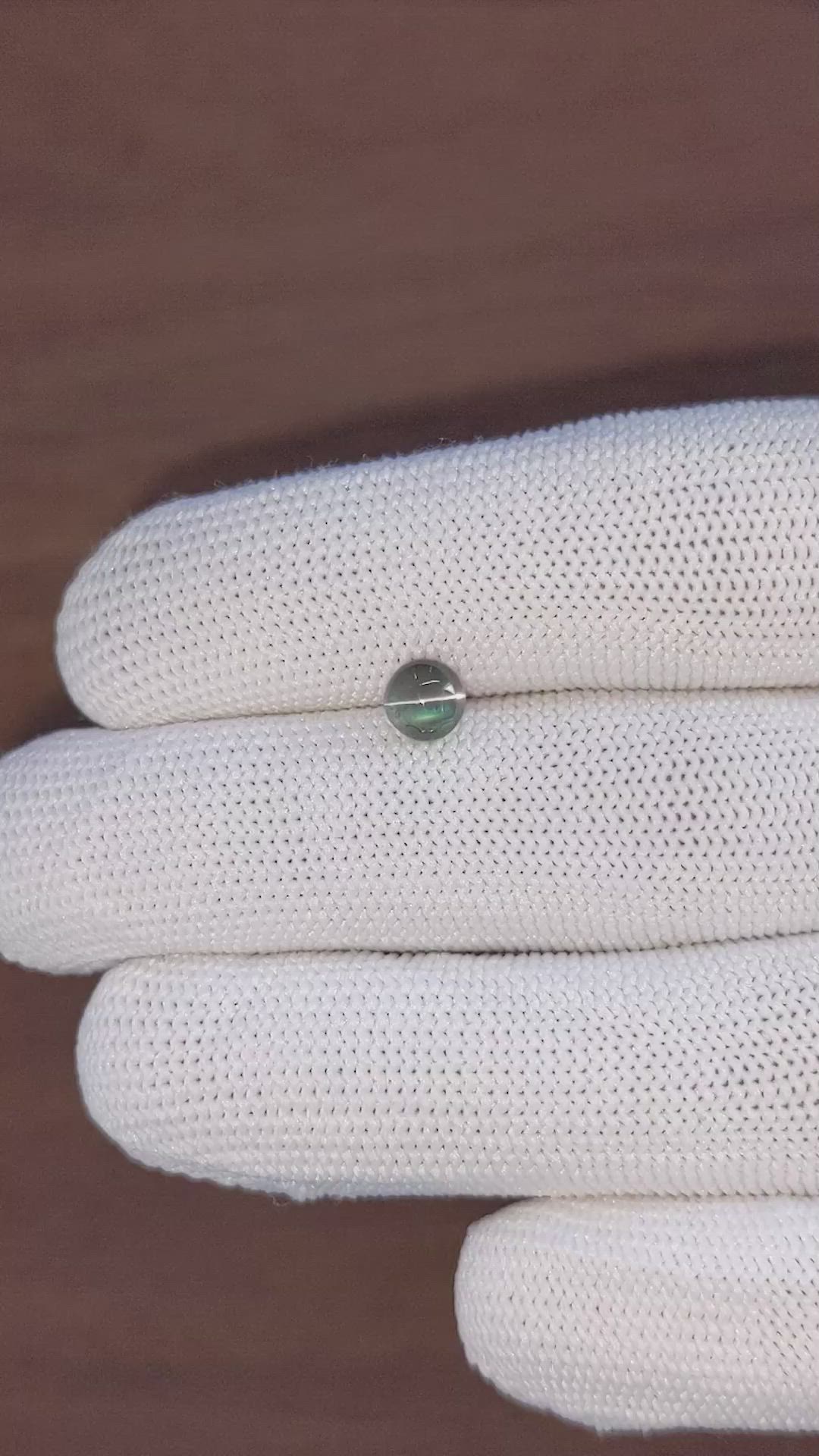 1.01 Ct. Cabochon Alexandrite from Madagascar Size Video