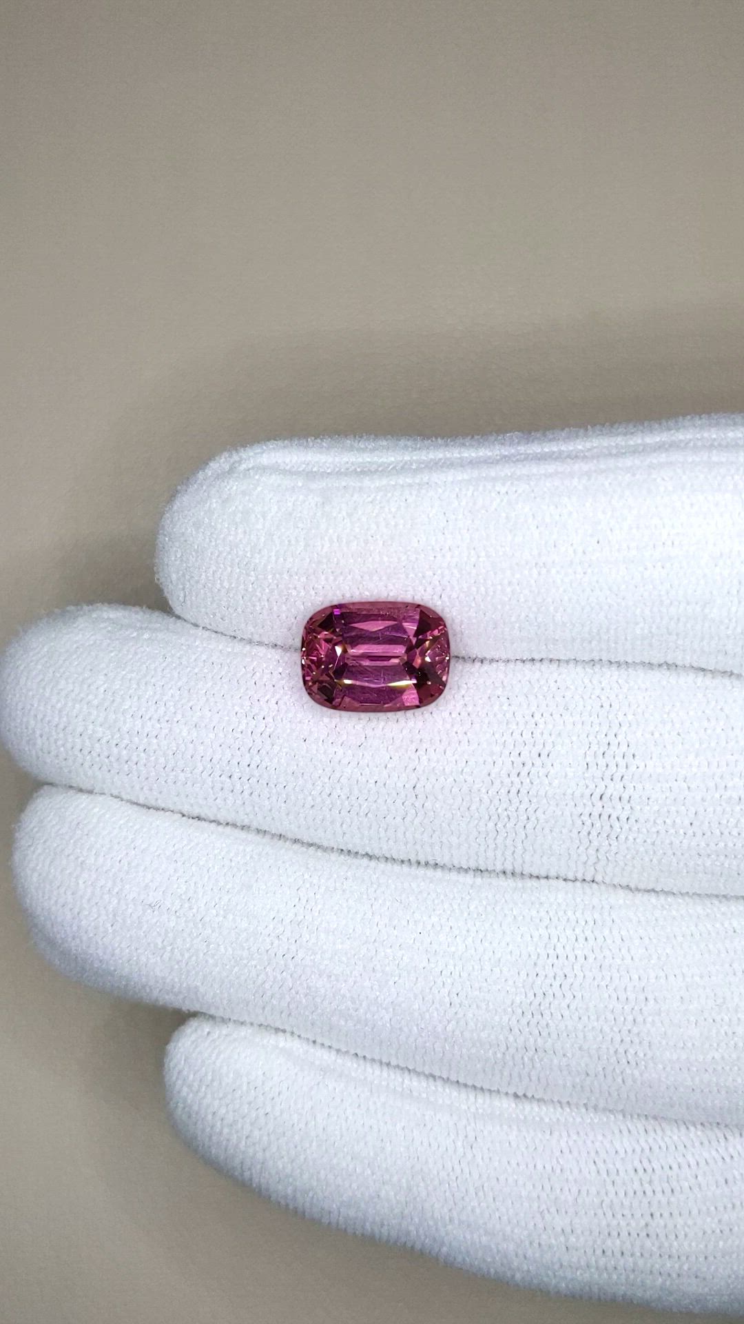 5.25 Ct. Purplish Pink Garnet from Tanzania Size Video