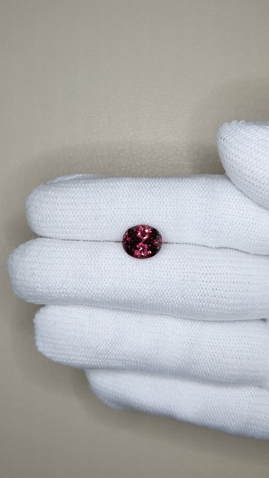 2.90 Ct. Pink Garnet from Tanzania Size Video