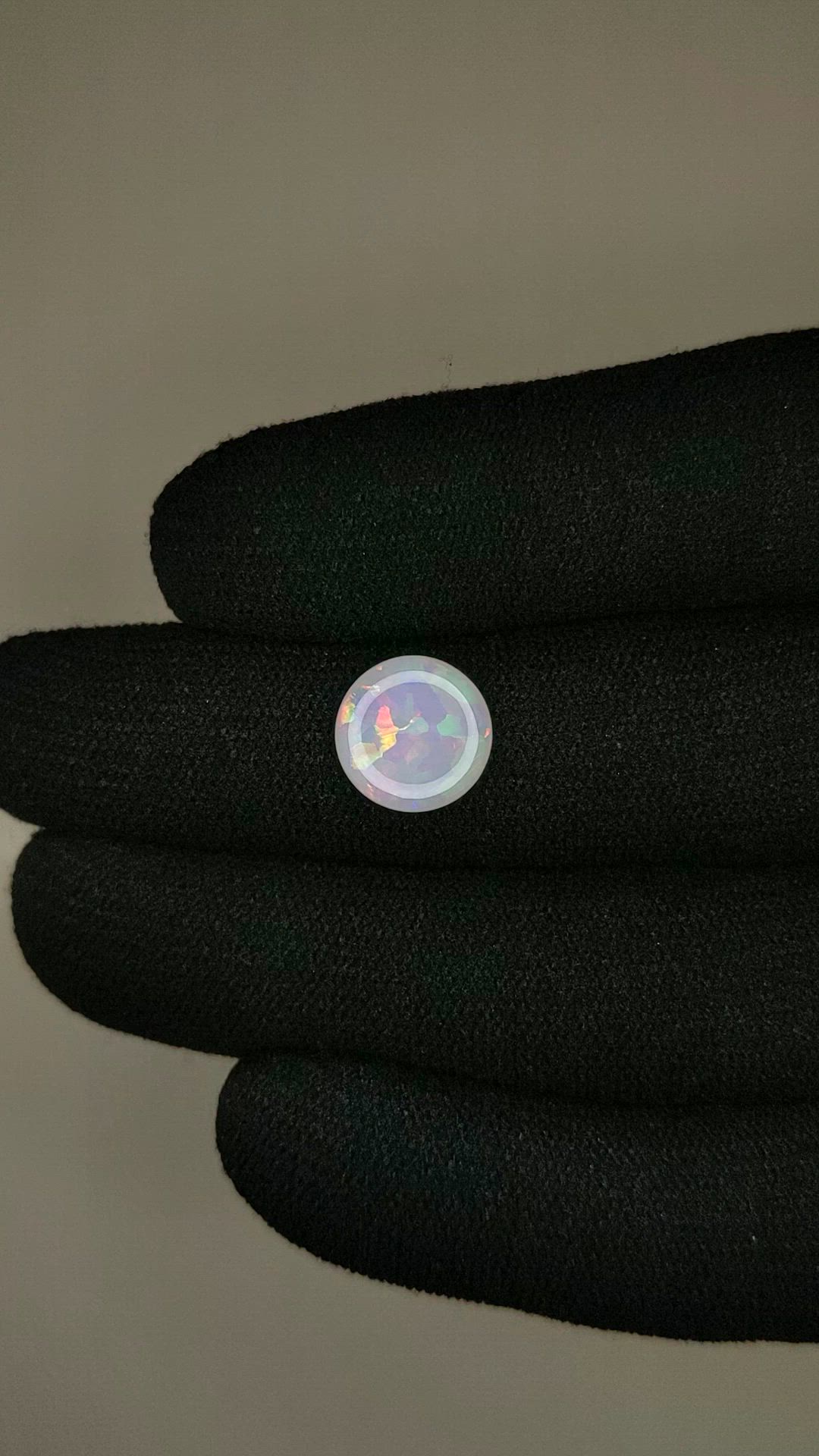 1.95 Ct. Multi Color Cabochon White Opal (Light Opal) from Australia Size Video