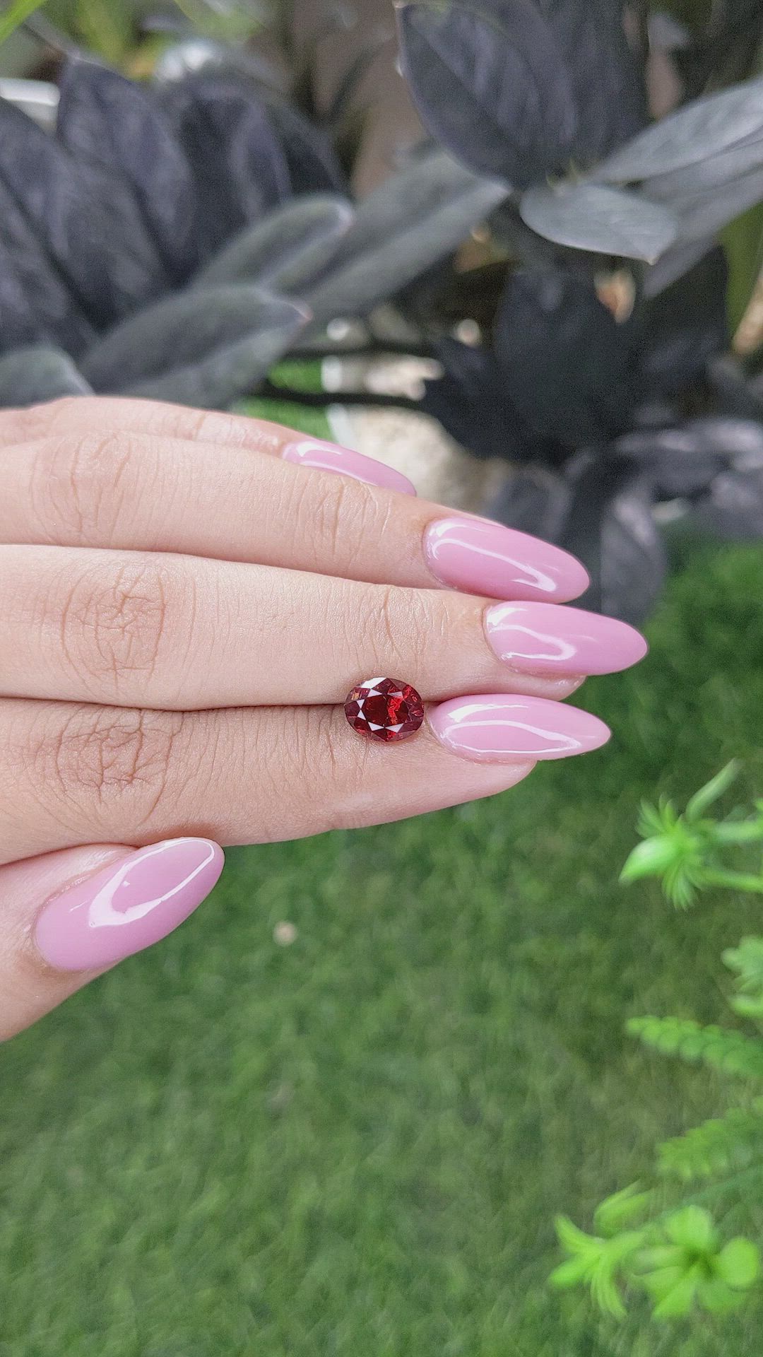 2.01 Ct. Red Spinel Size Video