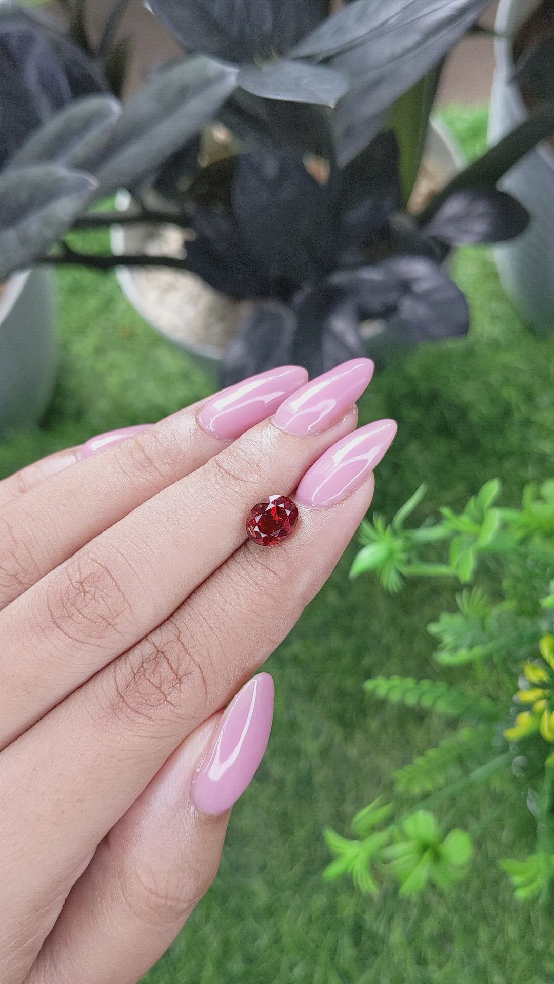 2.01 Ct. Red Spinel Size Video