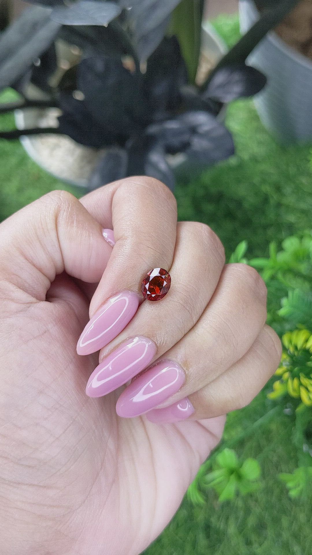 2.01 Ct. Red Spinel Size Video