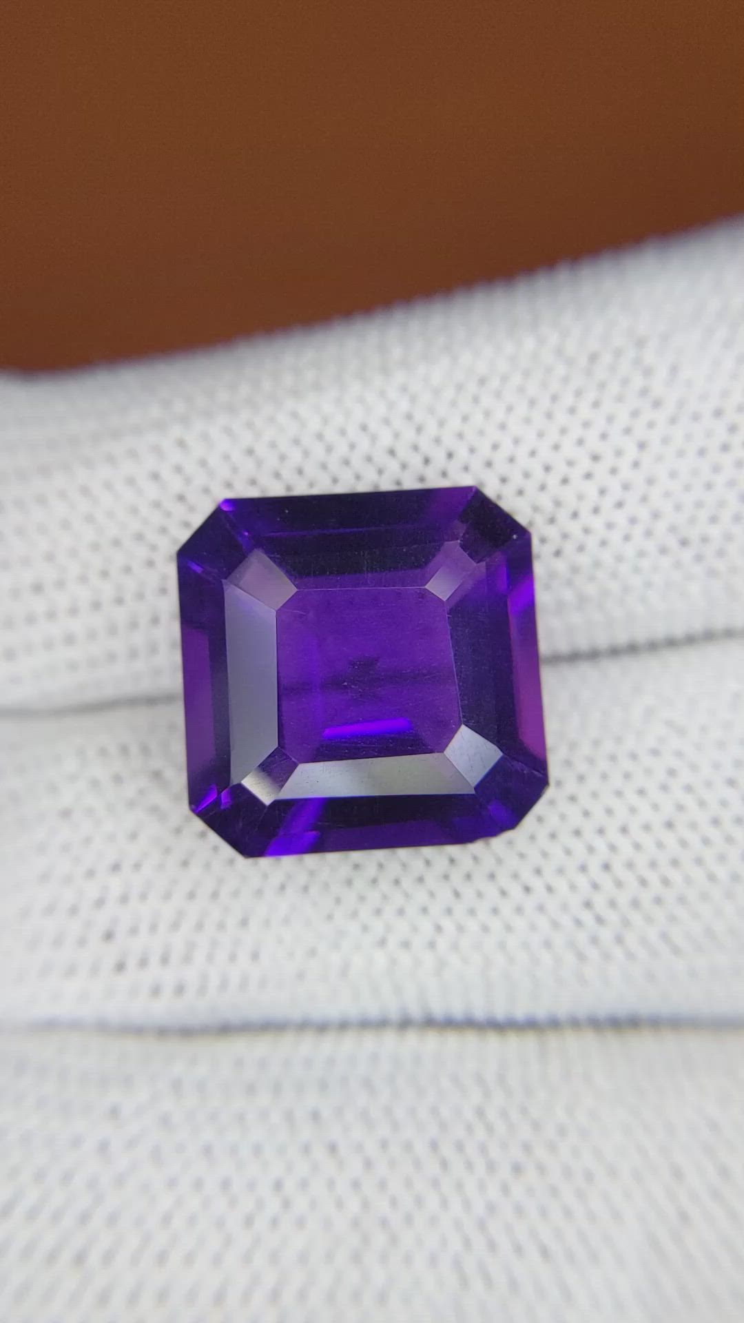 11.44 Ct. Purple Amethyst from Ceylon (Sri Lanka) Size Video