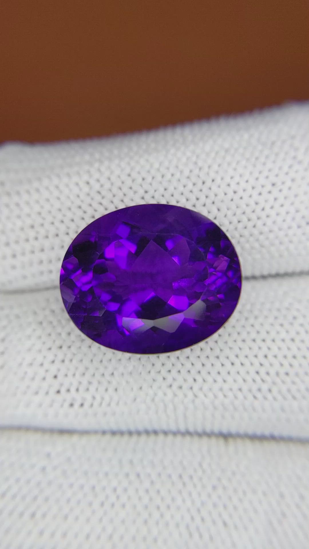13.13 Ct. Purple Amethyst from Brazil Size Video