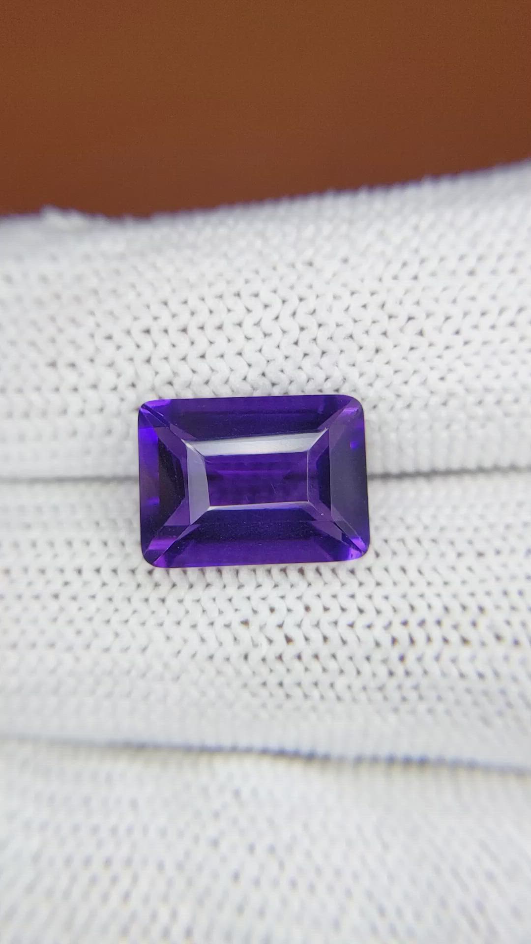 5.37 Ct. Purple Amethyst from Brazil Size Video